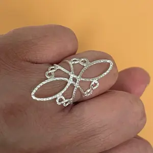925 Sterling Silver Ring - Durable Handmade Design with Intricate Details for Adults