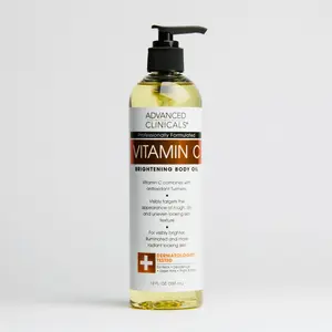 Advanced Clinicals Vitamin C Body Oil – Brighten, Hydrate & Glow Skin
