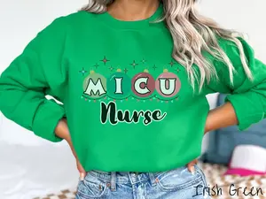 Christmas MICU Nurse Shirt, Nurse Festive Sweater Cozy Nurse, Holiday smcu nurse shirt, Nurse Gift, MICU Nurse Shirt, Medical ICU Nurse Gift