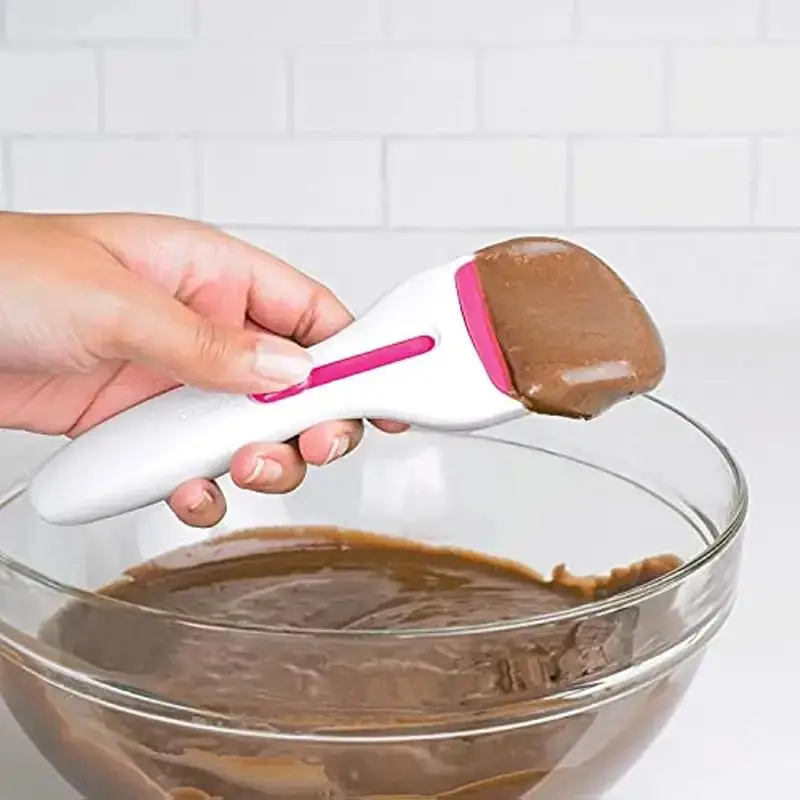 Cupcake Batter Scoop for Baking, One-click Batter Dispenser Scoop for Cupcake & Muffin Baking, Ideal for All Bakers, Kitchenware