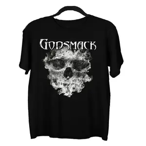 Godsmack Rock Band Black Unisex T-Shirt One Side Print, Comfort Cotton, Casual Style, Short Sleeve Crew Neck Tee Gift