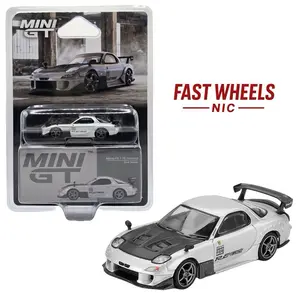 Mini Gt Mazda RX7 RE-Amemiya Silver Metallic - Diecast 1:64