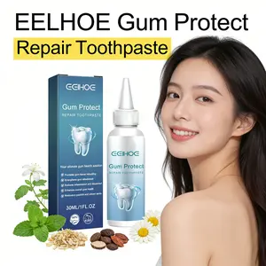 EELHOE Gum Protect Repair Toothpaste, Sterculia Lychnophora & Honeysuckle Extract, Gum Care Fresh Breath Oral Repair Toothpaste