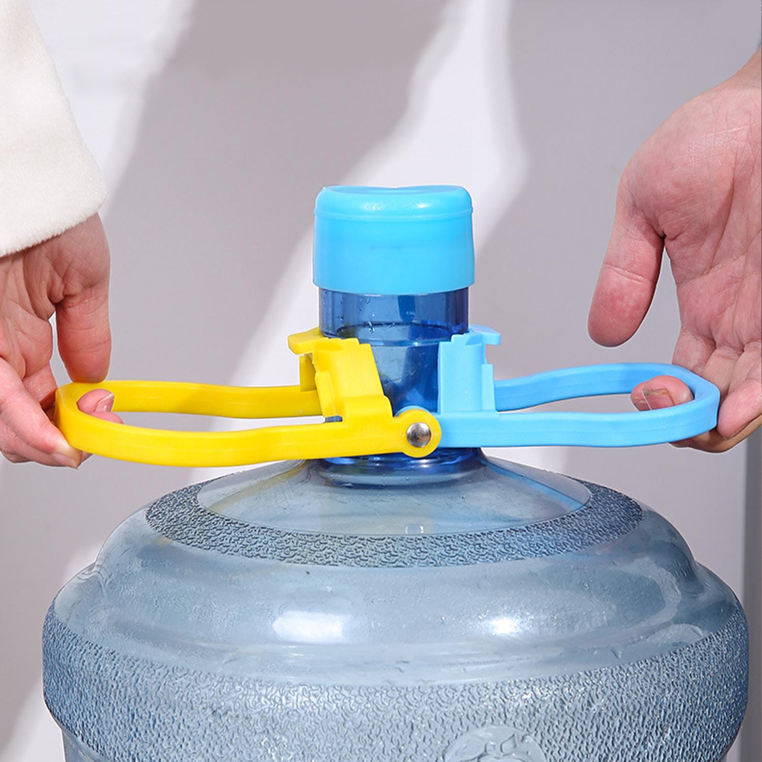 2 Pack 5 Gallon Water Bottle Grip Purified Drinking Water Jug Caps Carrier Lift Labor Energy Saving Ergonomic Grip Handle Carrier Non-Slip Holder Lifter Heavy Duty Clip Water Jug Handle Drinking Water Bottles Handles