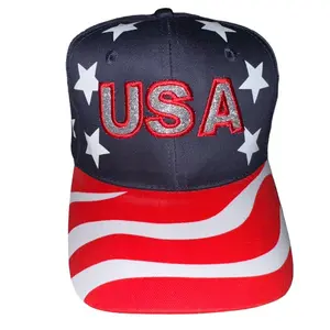 Personalized USA Hat with Custom Embroidery