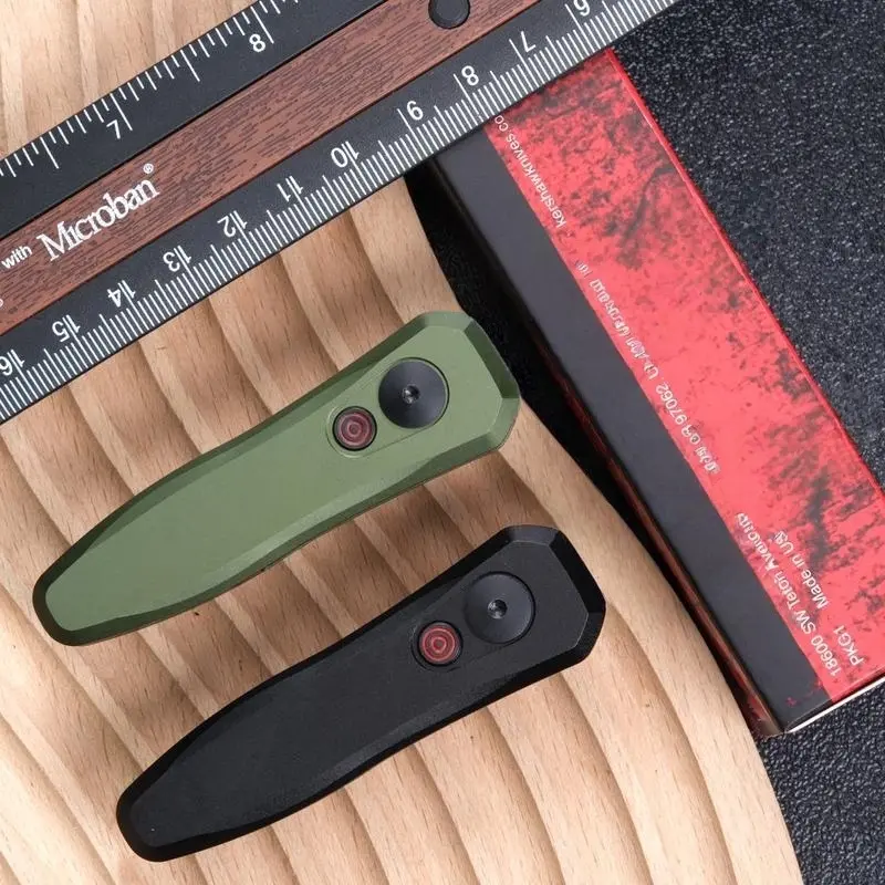 P7500 Compact Lightweight Manual-Retractable Tactical Knife - Aviation Aluminium Handle, High Hardness Blade, 12cm Total Length, 40g Weight, Hiking/Light Outdoor EDC Tool, Ideal Party Gift & Home Use Item