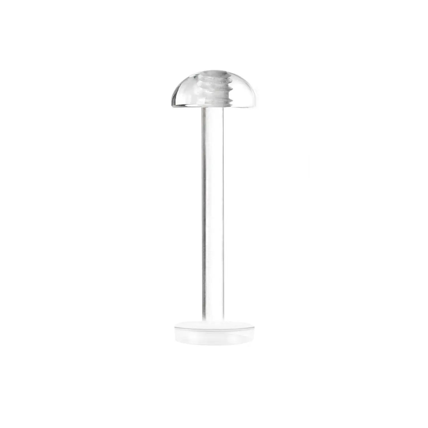 Tongue Retainer Bio-flex with Flat End and Half Ball 14ga 5/8