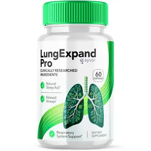 (1 Pack) Lung Expand Pro Advanced Support Vitamin Max Supplement 60 Capsules