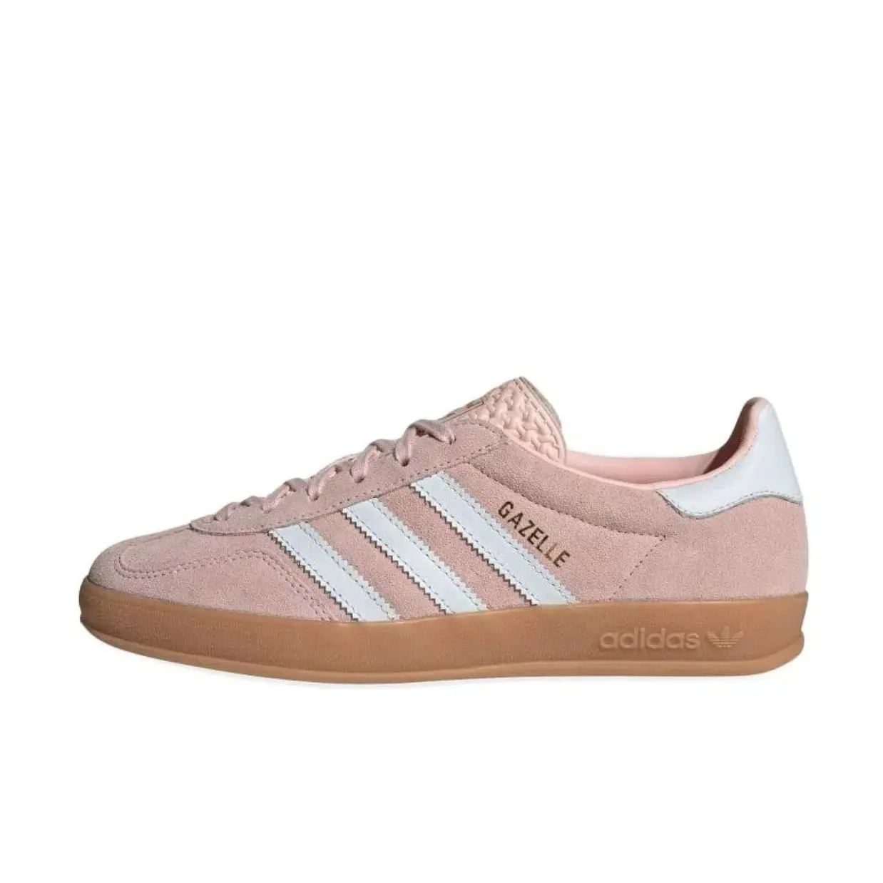 Adidas Gazelle Indoor Sandy Pink Women’s Athletic Training Shoes, Daily Casual Fashion Footwear, Walking Sports Sneakers, Walking Shoes, Sports Shoes