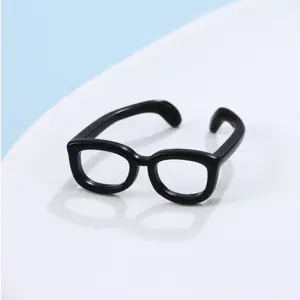 Funny Eyeglass Rings for Couples and Friends, Eyeglass Rings with Outstanding Style Design Cute & Stylish Gift Unique, Stylish Jewelry. Suitable for Everyday Style for Both Men and Women