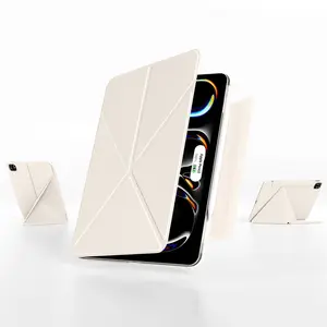 Magnetic Case for iPad Air 11 Inch M3/M2 2025/2024, Smart Folio for iPad Air 5th/4th Gen. 10.9 Inch 2022/2020 Model, Trifold Stand Case, Auto Sleep/Wake