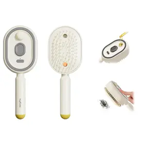 Rechargeable Spray Hair Brush with Detangler & Scalp Massager - No More Tangles!