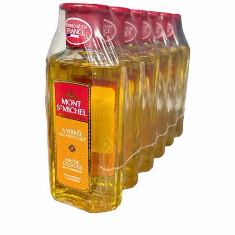Mont St Michel Ambrée Authentique Eau de Cologne, 250ml (6-Pack)