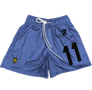 Blue Lock Subtle Men's Shorts Workout Sport Knee Pants with Pockets Athletic Summer Shorts