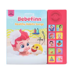 Pinkfong Bebefinn Healthy Habits Sound Book, Bebefinn Toys, Learning & Education Toys, Interactive Learning Books for Babies & Toddlers