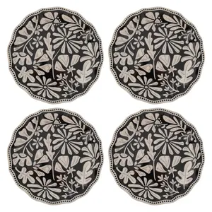 Dusk Floral Melamine Salad Plates