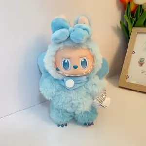 rose-pink bow tie adorable clothing set 16 - 17cm keychain applicable[Only clothes, no ] sale