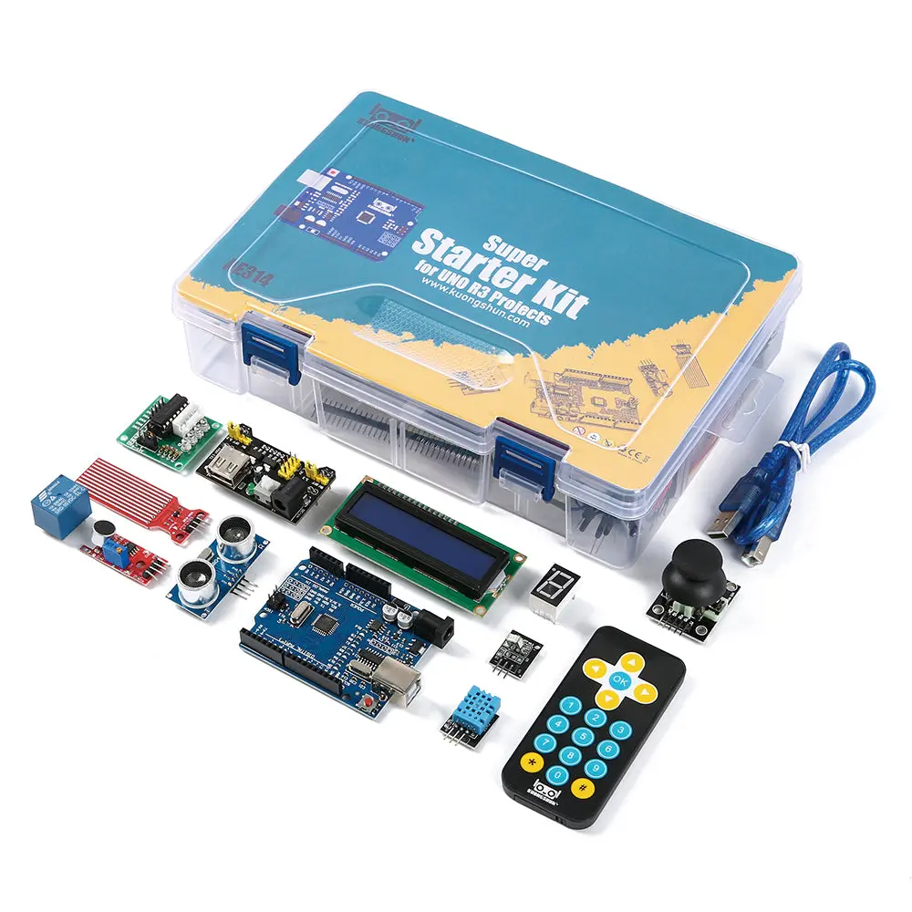 Super Starter Kit for Arduino Uno R3 with Tutorial
