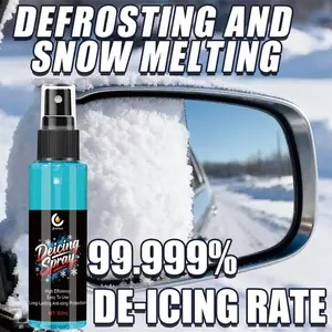 Quick Defrosting Spray & Car De-Icer, Instant Ice Removal for Glass, Windows, Refrigerators, Windshield De-Icer, Portable Vehicle Maintenance Tool