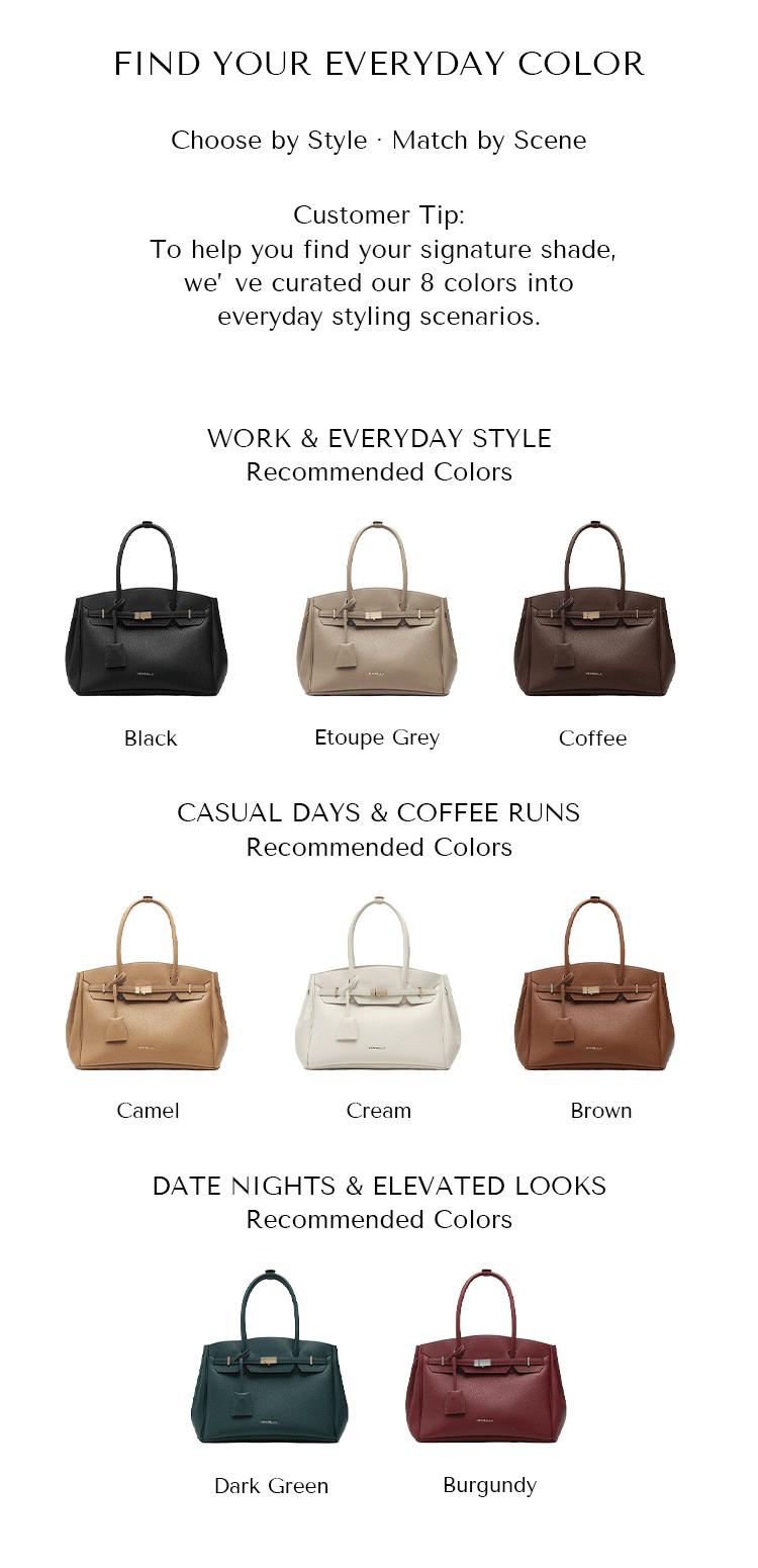 NEWBELLA Miranda M 13-Inch Laptop Tote Bag with Organizer and Adjustable Crossbody Strap for Work and Office #sohoch