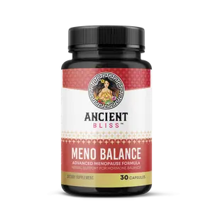 Ancient Bliss Meno Balance Advanced Menopause Formula with Siberian Rhubarb Extract DIM DHEA & Pregnenolone for Hormonal Harmony Energy & Emotional Balance