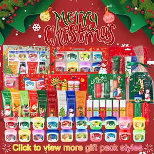 [Christmas Gift ]Christmas Theme Skincare GiftPack -Holiday Skincare Happiness Set for Daily Use -Winter Health Set with Lip & Hand Luxe, Winter WellnessBundle, and Bath & Body Bliss Set