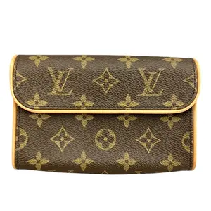 Pre-owned Louis Vuitton Canvas Tote Bags Pochette Florentine Monogram Waist Bag