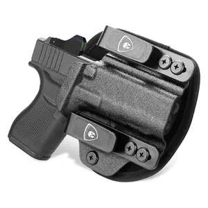 WARRIORLAND Hybrid Kydex Holster for Glock 43/43X/ 43X MOS ,Optics Cut Open Muzzle Cut,Concealed Carry Holster for Men/Women,Right Hand,FathersDayGift