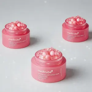 Korean Clinical Skincare – Medicube PDRN Pink Collagen Capsule Cream, Multi-Effect Regenerating Face Cream 55g