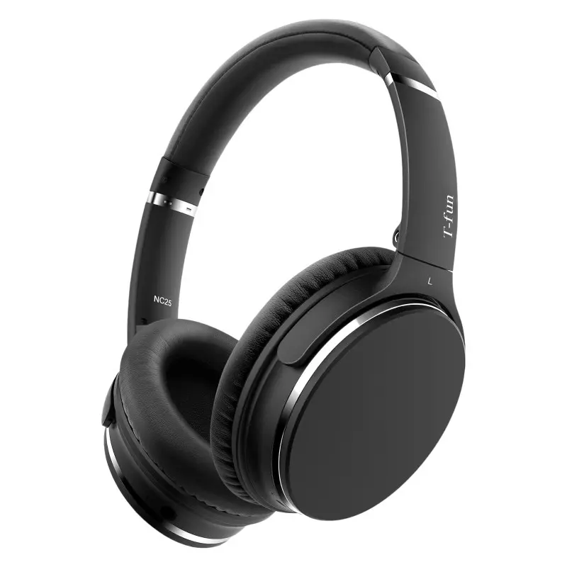 #6 Attive Noise Cancelling Wireless Bluetooth Headphone,Custom EQ,Over-Ear,Foldable,Iphone / Android,Wired Charging,Hifi Audio