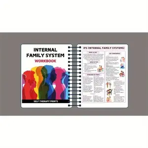 Self-Healing Coil Notebook for Ifs Therapy, Inner Family System Healing Journal, Personal Growth Tool, Mental Health Support Book
