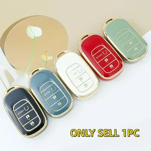 For Honda Civic 11th Gen Car Key Cover, Luxury Shell Case for 2022 for Honda Civic Cr-V Type R, High-End Protective Key Holder