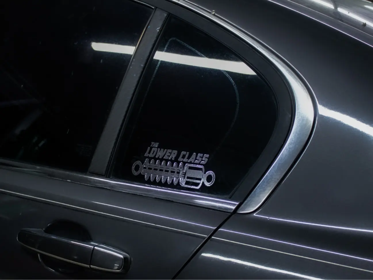 "The Lower Class" Car Sticker, Automotive Exterior Car Decal, Durable Decals for Vehicle Decoration