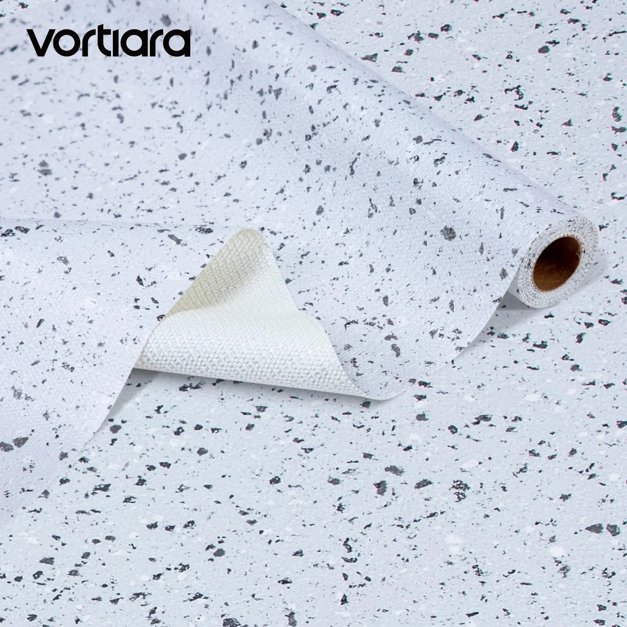 Vortiara Non-Stick Lotus Flower Shelf and Drawer Liners - Durable Non-Slip Waterproof Cabinet Protectors for Kitchens, Tables, and Bookshelves - 12" x 60"