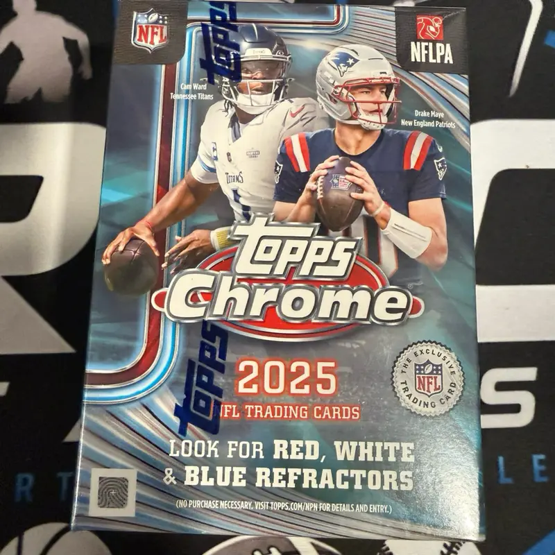 2025 Topps Chrome NFL Blaster Box