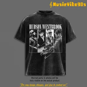 Hudson Westbrook Tour 2026 Washed Shirt V1 – Country Music Photo Graphic Tee, Vintage Style Concert Shirt, Men’s & Women’s Tops