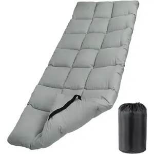 Cot Mattress – Camping Cot Mattress, Mattress Cover, and Sleeping Pad (75" x 30") – Soft, Lightweight, Quilted Pad – Suitable for Camping Cots, RV Bunk Beds, and Narrow Single Beds