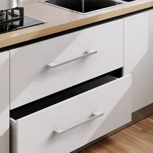 10 Pack Brushed Satin Nickel Cabinet Pulls 5 Inch Cabinets Handles Kitchen Cabinet Hardware Handle for Nickel Dresser Pulls
