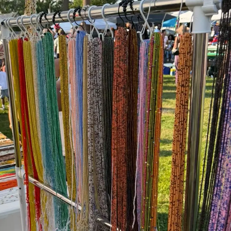 55 Inch Tie on Waistbeads - Colorful Bead Collection for Your Needs