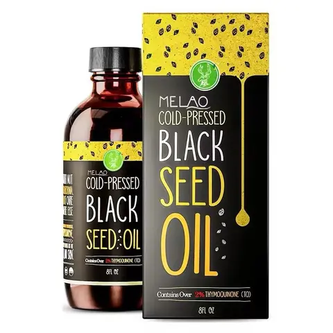 Black seed Oil cold pressed for Hair/skin/nails 8 oz Best for massage