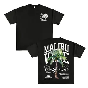 Men's Malibu California Graphic T-Shirt, Fit, Stretch Knit Fabric, Ideal for Casual & Active Wear, Gym, Running, TrainingMen's T-shirts men gifts