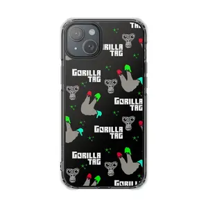 Personalized Phone Case, Gorilla Tag Game - Clear Impact Case, Protective Magnet Cover, Fun Gamer Gift, Fan Phone Accessory, Durable Protection
