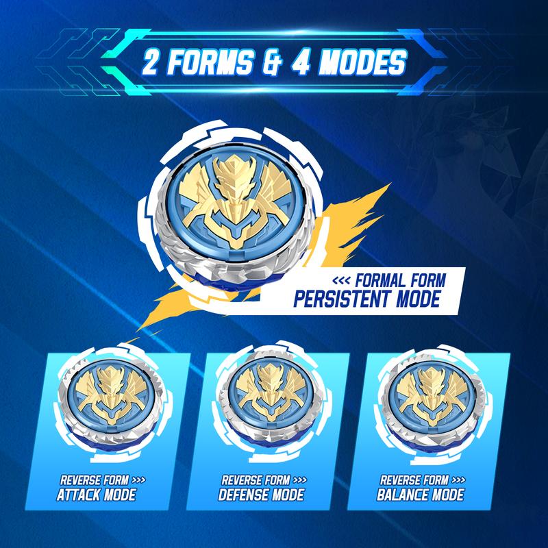 ALPHA GROUP Infinity Nado Battling Toys Metal Anime Design Iron Durable Battle Set for Kids Ages 5-12 with Sword Launcher & Gyro Top Beyblade Action