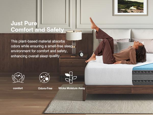 Gel Memory Foam Full/Queen/King Size Bed Mattress for Cooling Night Sleep, Comfort Sleep & Pressure Relief,5/6/8/10/12/14 inch Mattress in a Box,Limited-edition winter blanket, special price for a limited time. Not a free gift.