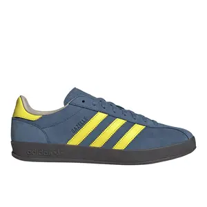 adidas Mens Gazelle Indoor Pro Lace Up Sneakers Shoes Casual - Blue