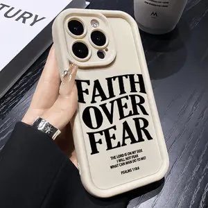 [Trendy]Soft Case for iPhone 16 15 14 Pro Max 13 12 11 XR XS Plus Shockproof Drop Protection Rugged Durable Writing style Silicone Cover Suitable for Samsung S24 FE