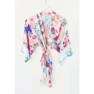 Monogram Succulent Cotton Robe