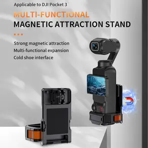 POCKET 3 Professional Multi-Function Magnetic Quick-Release Mount Strong Adhesion 180° Adjustable Extensive Expansion Ports Non-Slip Durability