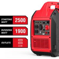 2500W Portable Gas Inverter Generator