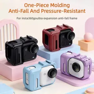 For Insta360 GO Ultra ABS Frame Protective Case Extended Adapter Cover Anti-fall Quick-Release Design Rabbit Cage Cover